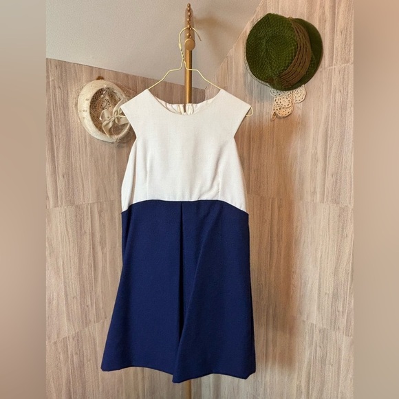 Peaches N Cream Vintage Elegant Blue Girls Dress & Coat - Picture 8 of 10